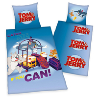 Tom en Jerry dekbedovertrek 140x200 - Catch me